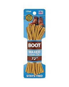 Shoe Gear Waxed 72 In. Round Boot Laces