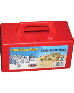 Flexible Flyer Red Plastic Sand & Snow Block Maker