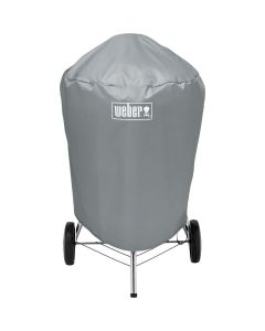 Weber 22 In. Gray Vinyl Kettle Grill Cover