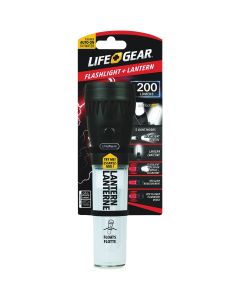 Life Gear Storm Proof AA 200 Lm. 2-In-1 LED Flashlight & Lantern