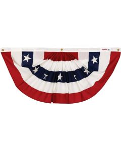 Valley Forge 3 Ft. W. x 6 Ft. L. Polycotton Fan Flag Bunting