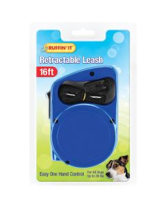 Westminster Pet Ruffin' it 16 Ft. Webbed Up to 36 Lb. Dog Retractable Leash