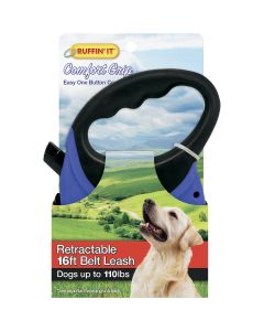 Westminster Pet Ruffin' it 16 Ft. Cord Up to 110 Lb. Dog Retractable Leash