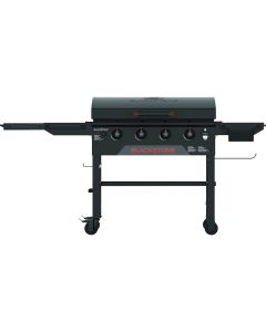 Blackstone Original 36 Omnivore 4-Burner Black 15,000 BTU 36 In. Griddle with Hood