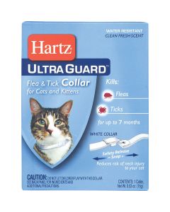 Hartz Ultra Guard Water Resistant Flea & Tick Collar For Cats & Kittens