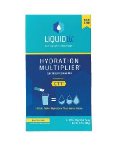 Liquid IV 0.56 Oz. Lemon Lime Hydration Multiplier Mix (6-Pack)