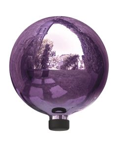 Alpine 10 In. Dia. Electric Purple Glass Gazing Globe