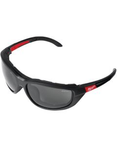 Milwaukee Red & Black Frame Gasketed High Performance Safety Glasses with Tinted & Polarized Lenses