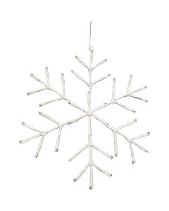 Alpine 16 In. LED Multi-Color Snowflake Hanging Lighted Decoration