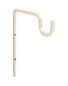 National 2646 9 In. Satin Nickel Steel Extended Wall Hook Plant Hanger