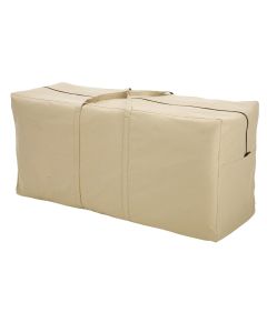 Classic Accessories 16.25 In. W. x 22.5 In. H. x 48 In. L. Tan Polyester/PVC Cushion Cover