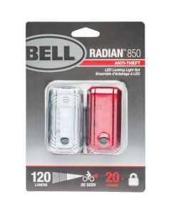 Bell Sports Radian 850 LED Bicycle Locking Light Set