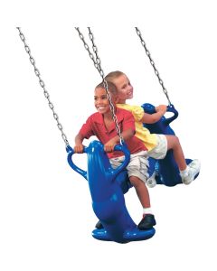 Swing N Slide Mega Rider Blue 2-Seat Glider Swing