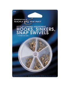 SouthBend 75-Piece Assorted Hook, Swivel & Sinker Kit