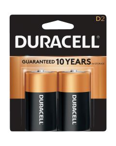 Dura 2pk D Alkiline Battery