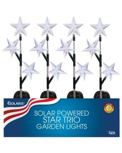 Alpine 34 In. H. Patriotic Solar Stake Light