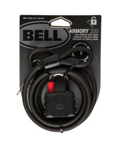 Bell Sports 6 Ft. x 8mm Armory Coiling Cable Bicycle Lock