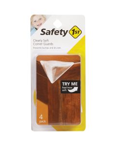 Safety 1st Clearly Soft Adhesive Gel Corner Guards (4-Pack)