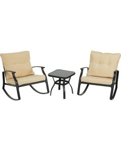 Leisure Classics Rhodes 3-Piece Rocking Chair Set