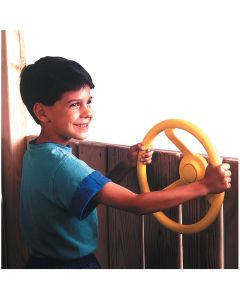 Swing N Slide 12 In. Dia. Yellow Playground Steering Wheel