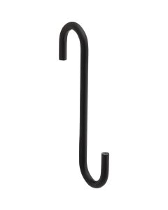 National 2648 4-3/4 In. Black Steel Modern Small S-Hook Plant Hanger