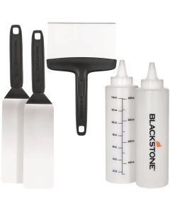 Blackstone Plastic Handle Stainless Steel Blade 5-Piece Griddle Tool Set