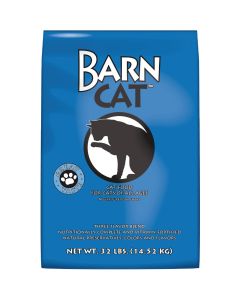 Kent Barn Cat 32 Lb. Chicken, Pork, & Fish Flavor All Ages Dry Cat Food