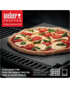 Weber 16 In. Glazed Cordite Baking Stone