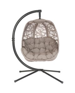 Flowerhouse Sand Hanging Swing Patio Chair