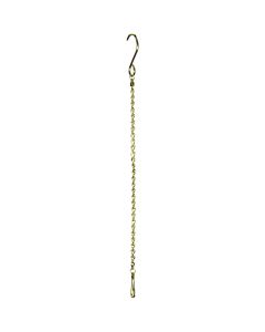 Alpine 20 In. Gold Metal 12-Item Hanging Chain Clip Strip