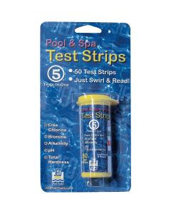 JED Pool and Spa 5 Tests-In-One Strips 50 Ct.