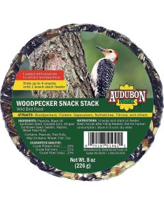 Audubon Park Snack Stack 8 Oz. Woodpecker Bird Seed Cake