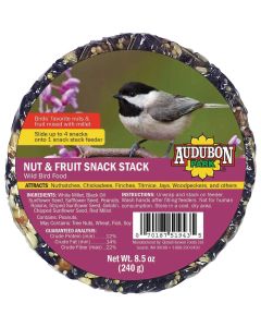 Audubon Park Snack Stack 8.5 Oz. Nut & Fruit Bird Seed Cake