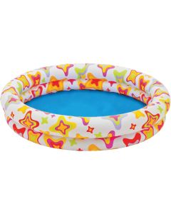 Intex 10 In. D. x 48 In. Dia. Multi-Colored Vinyl Inflatable Circle Fun Pool