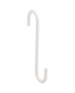 National 2648 4-3/4 In. White Steel Modern Small S-Hook Plant Hanger