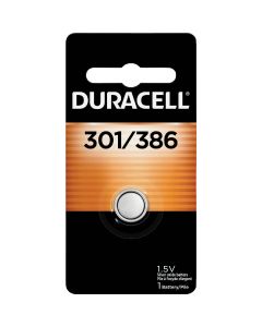 Duracell 301/386 Silver Oxide Button Cell Battery