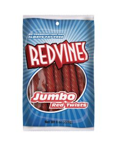 Red Vines 8 Oz. Jumbo Red Twist Licorice Candy