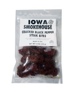 Iowa Smokehouse 8 Oz. Cracked Black Pepper Steak Bites