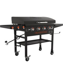 Blackstone 4-Burner Black 15,000 BTU 768 Sq. In. Outdoor LP Gas Griddle