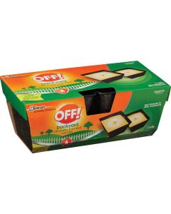 OFF! 8 Oz. 1-Wick Mini Citronella Candle (2-Pack)