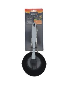 Mr. Bar-B-Q Steel Baster & Kickstand Pot