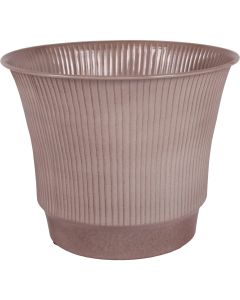 Robert Allen Madison 6.75 In. x 8 In. x 8 In. Ironstone Metal Latte Planter