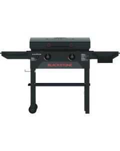 Blackstone Original 28 Omnivore 2-Burner Black 15,000 BTU 28 In. Griddle with Hood