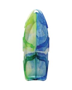 EMSCO ESP Day Glow Sno Cruiser Neon Tie Dye Polyethylene 48 In. Toboggan