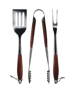 Drip EZ Rosewood Handle BBQ Tool Set (3-Piece)