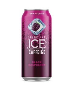 Talking Rain Sparkling Ice 16 Oz. Water + Caffeine, Black Raspberry