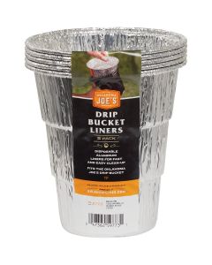 Oklahoma Joe's 6 In. Aluminum Drip Bucket Liners (5-Pack)