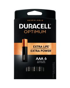 Duracell Optimum AAA Alkaline Battery (6-Pack)