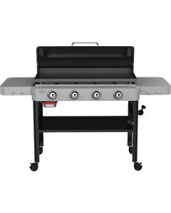 Weber 36 In. 4-Burner Propane Gas Griddle Flat Top Grill, Black