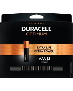 Duracell Optimum AAA Alkaline Battery (12-Pack)